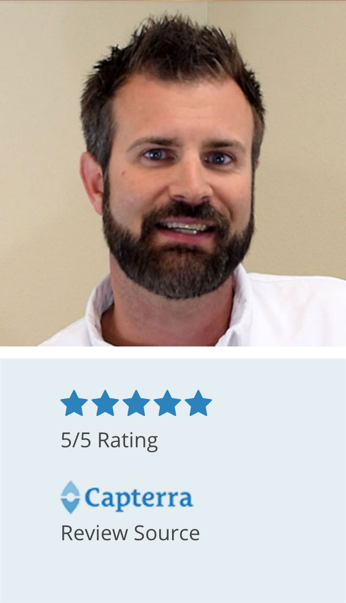 CJ Stam - Capterra 5 star review
