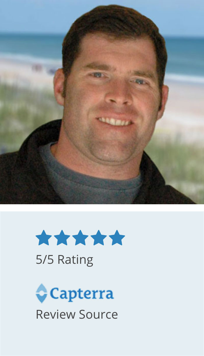 Jim Kitts - Capterra 5 star review