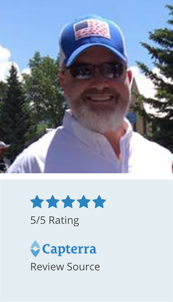 Steve Ryan - Capterra 5 star review