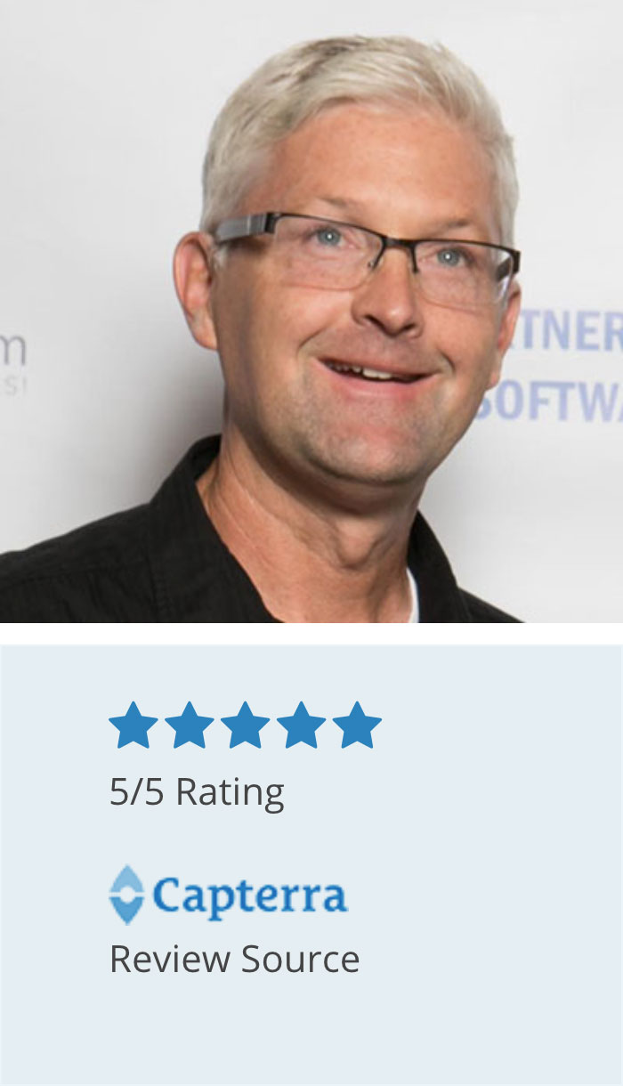 Matt Tesdall - Capterra 5 star review